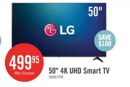 The Brick LG 50 UA77 4K UHD Smart webOS TV (50UA7700PUB.ACCQ) - 2025 Model offer