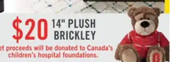 The Brick 14 PLUSH BRICKLEY offer