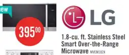 The Brick LG 1.8 Cu. Ft. Smart Over-the-Range Microwave with EasyClean - MVEM1825X offer