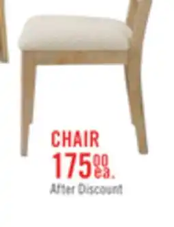 The Brick Aspen Dining Chair with Fabric Seat & Back - Natural offer