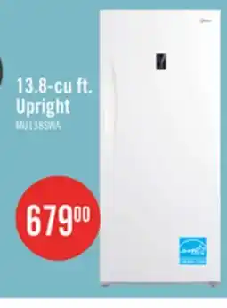 The Brick Midea 13.8 Cu. Ft. Convertible Upright Refrigerator-Freezer - MU138SWAR1RC1 offer