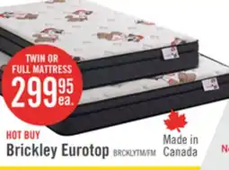 The Brick Brickley Eurotop Medium Twin Mattress offer