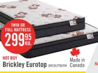 The Brick Brickley Eurotop Medium Twin Mattress offer