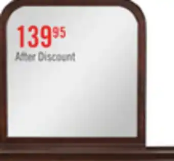 The Brick Marco Bedroom Dresser Mirror - Cherry Brown offer