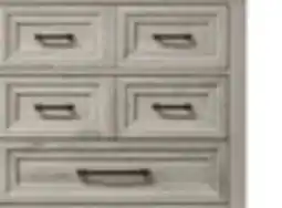 The Brick Lara Bedroom Chest of Drawers, 5-Drawer, 33.9W x 50.5H - Antique Grey offer