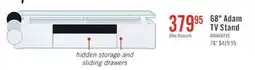 The Brick Adam 68 Modern TV Stand with Storage and Cable Management for TVs up to 75- White offer