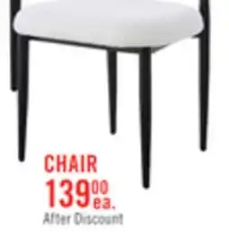 The Brick Kort & Co. Capri Dining Chair with Boucle Fabric & Gold Accent, Metal - White offer