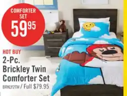 The Brick Brickley 2-Piece Twin Comforter Set offer