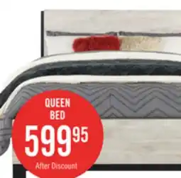 The Brick Zen Panel Bed, Light Grey - Queen Size offer