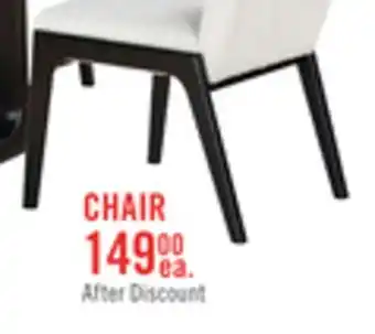 The Brick Alma Dining Chair with Boucle Fabric - Charcoal Black & White offer