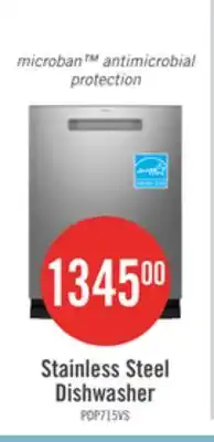 The Brick Profile 24 44 dBA Built-In Top-Control Smart Dishwasher with Piranha Hard Food Disposer - Stainless offer