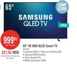 The Brick Samsung 65 Q8F QLED 4K Smart AI TV (QN65Q8FAAFXZC) offer