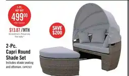The Brick 2-Pc. Capri Round Shade Set offer
