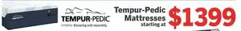 The Brick Tempur-Pedic TEMPUR Support Firm Twin Mattress offer