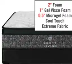 The Brick Scott Living Carrbridge Eurotop Firm Queen Mattress offer