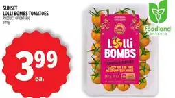 Metro SUNSET LOLLI BOMBS TOMATOES offer