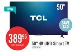 The Brick TCL 50 S45K 4K UHD Google Smart TV offer