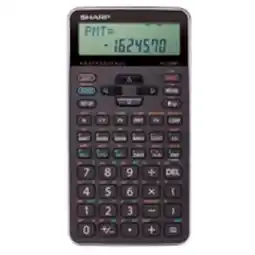 Staples Sharp EL738XT Financial Calculator 2 Line LCD Display offer
