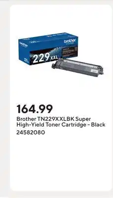 Staples Brother TN229XXLBK Super High-Yield Toner Cartridge - Black offer