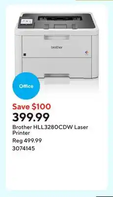 Staples Brother HLL3280CDW Laser Printer offer