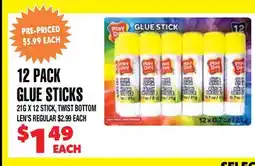 Len's Mill Stores 12 PACK GLUE STICKS offer