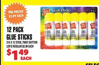 Len's Mill Stores 12 PACK GLUE STICKS offer