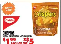 Len's Mill Stores CRISPERS CHEDDAR FLAVOUR INTENSE BAKED SNACKS, 145G offer