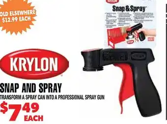 Len's Mill Stores KRYLON SNAP AND SPRAY offer