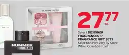 Rexall Select DESIGNER FRAGRANCES or FRAGRANCE GIFT SETS offer