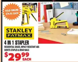 Len's Mill Stores 4 IN 1 STAPLER offer