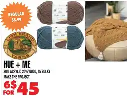 Len's Mill Stores HUE + ME 80% ACRYLIC 20% WOOL offer