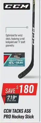 Hockey Life CCM TACKS AS6 PRO HOCKEY STICK offer