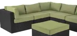 The Brick Barbados 6-Piece Patio Set with Ottoman - Blue offer