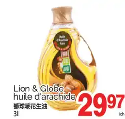 T&T Supermarket LION & GLOBE HUILE D'ARACHIDE, 3L offer