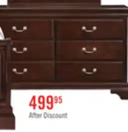 The Brick Marco Bedroom 6-Drawer Dresser, 58W x 35H - Cherry Brown offer
