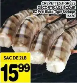 Supermarché PA EZ Peel Black Tiger Shrimps offer