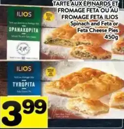 Supermarché PA Spinach and Feta or Feta Cheese Pies offer