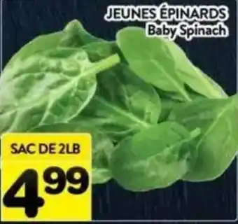 Supermarché PA Baby Spinach offer