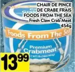 Supermarché PA Foods from the sea fresh claw crab meat offer