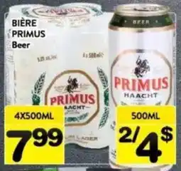 Supermarché PA Primus beer offer