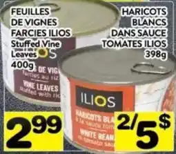 Supermarché PA Farcies ilios stuffed vine leaves offer
