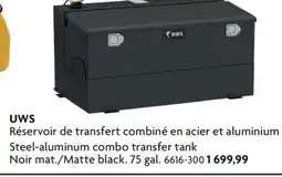 Home Hardware Steel-aluminum combo transfer tank Noir mat./Matte black. 75 gal offer