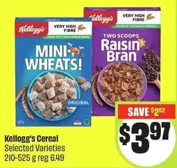 FreshCo Kellogg's Cereal offer