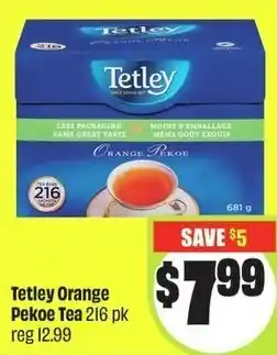 FreshCo Tetley Orange Pekoe Tea offer