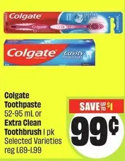 FreshCo Colgate toothpaste or extra clean toothbrush offer
