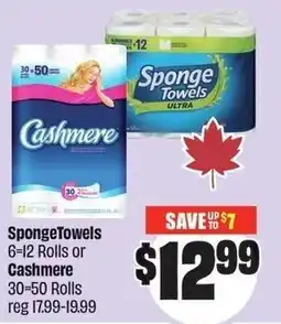 FreshCo SpongeTowels or cashmere offer