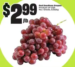 FreshCo Red Seedless Grapes offer