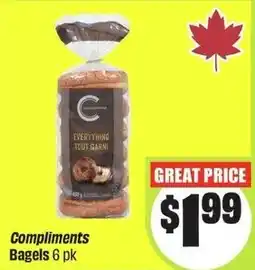 FreshCo Compliments Bagels offer