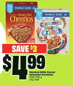 FreshCo General Mills Cereal Selected Varieties offer