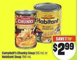 FreshCo Campbell's Chunky Soup or Habitant Soup offer